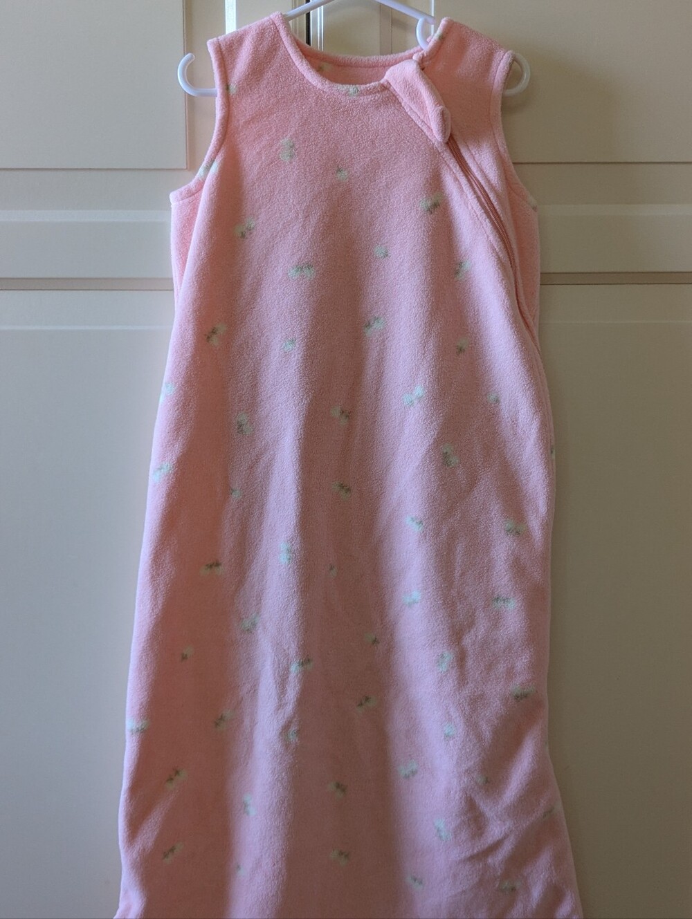 Pink Sleeveless Baby Sleep Sack - Soft Fleece Pajama- Brand New Without Tags